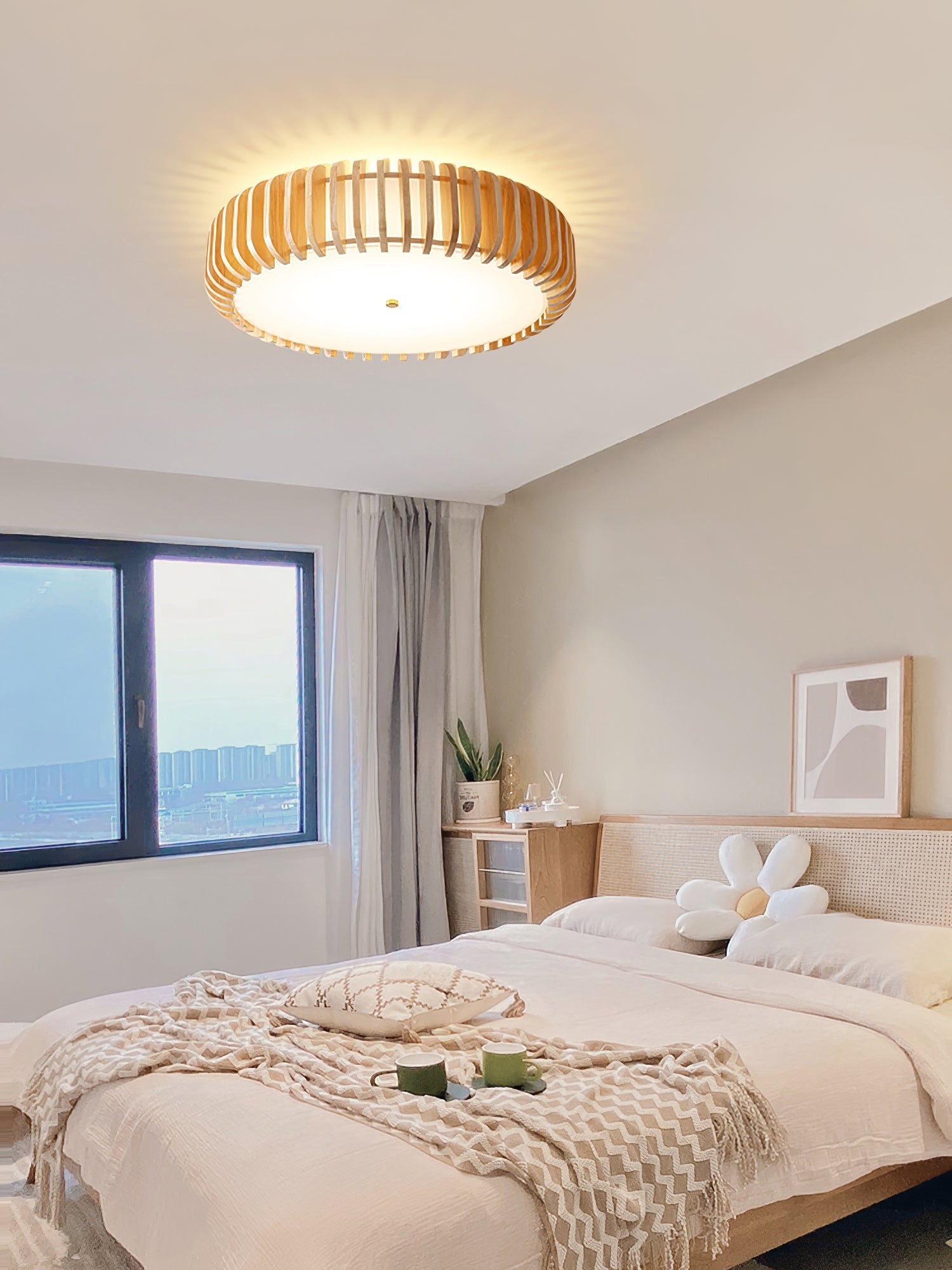 Curved Timber Flush Mount | Ormexis