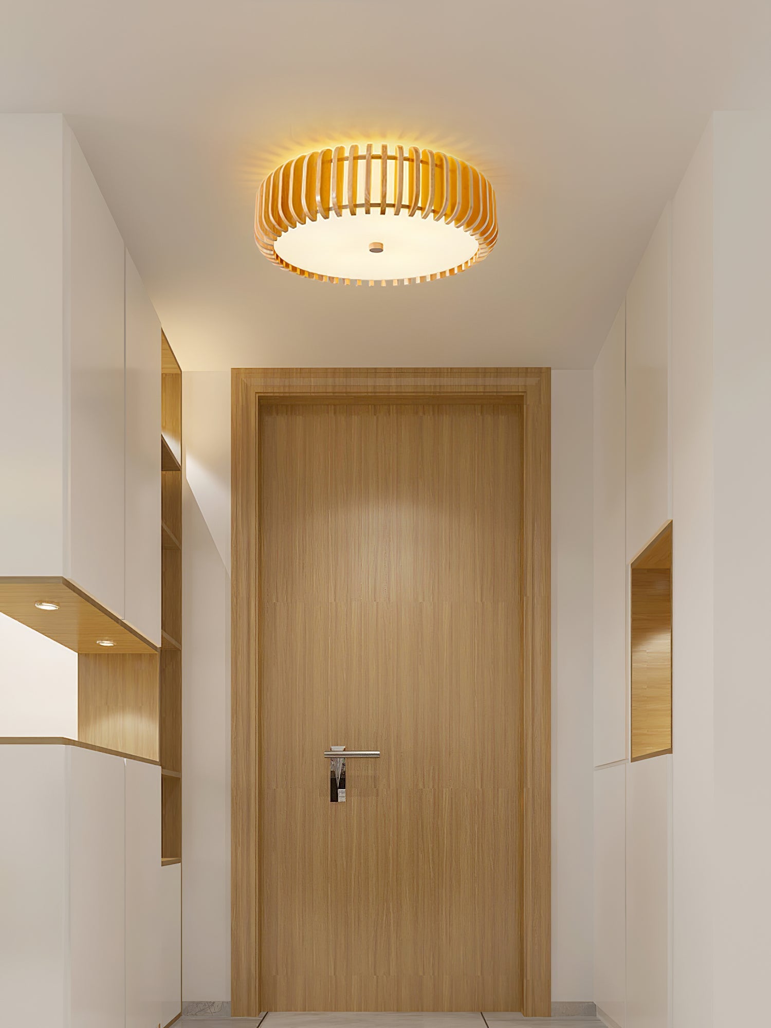 Curved Timber Flush Mount | Ormexis