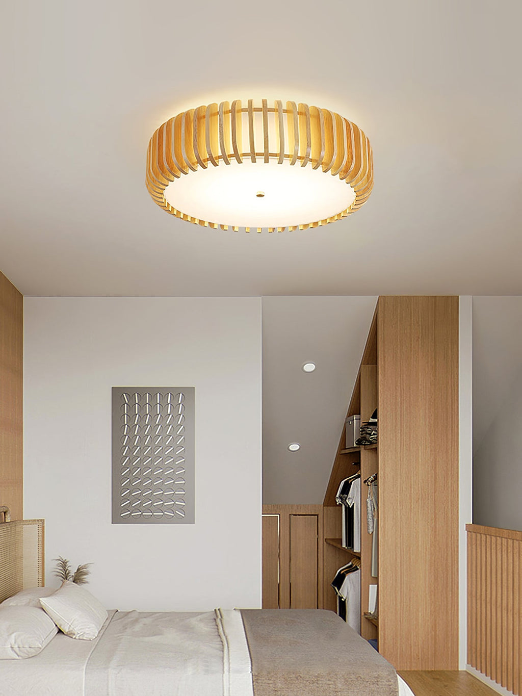 Curved Timber Flush Mount | Ormexis