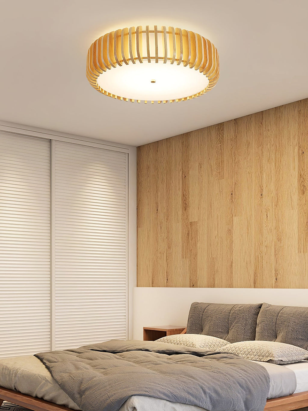 Curved Timber Flush Mount | Ormexis