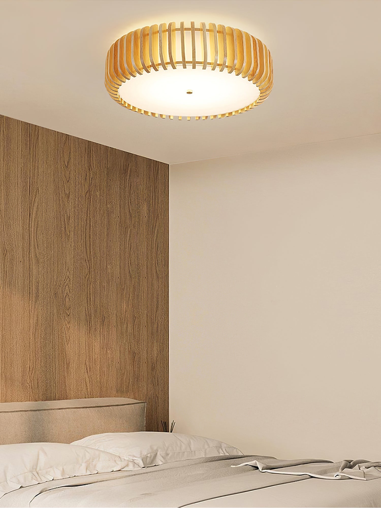 Curved Timber Flush Mount | Ormexis