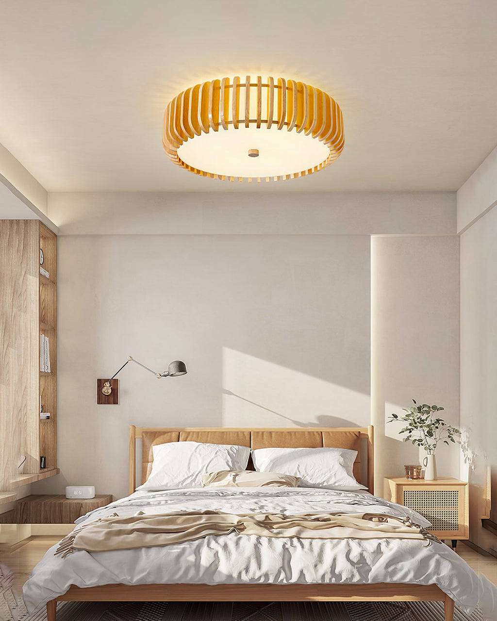 Curved Timber Flush Mount | Ormexis