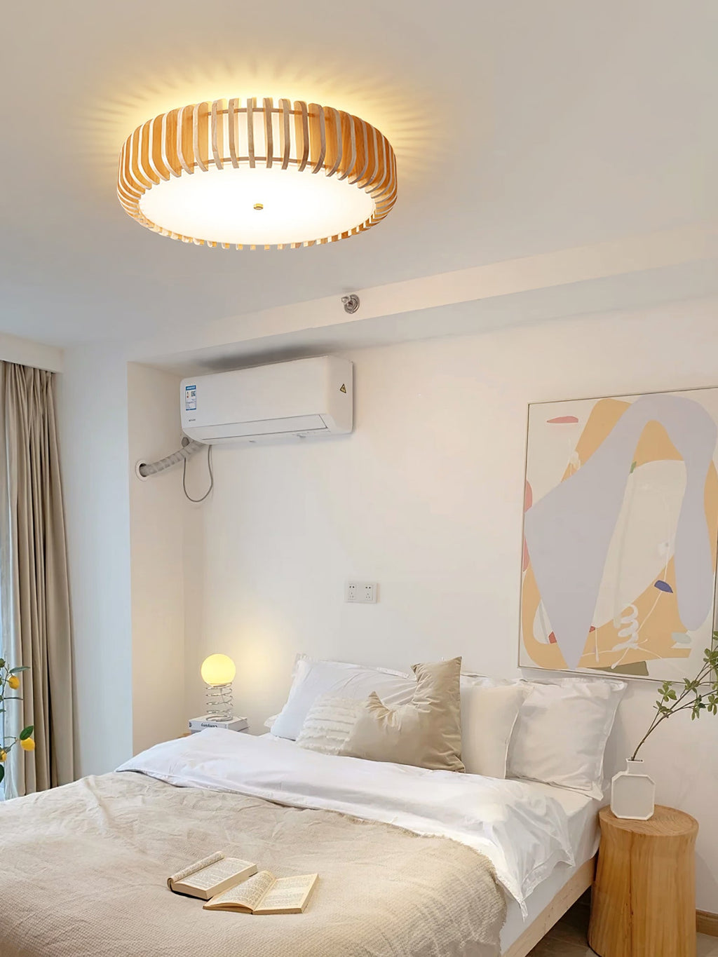 Curved Timber Flush Mount | Ormexis