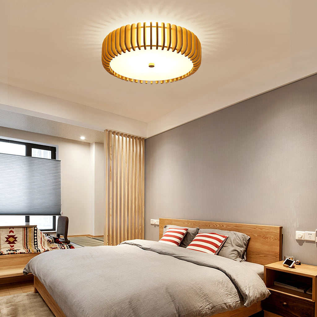 Curved Timber Flush Mount | Ormexis