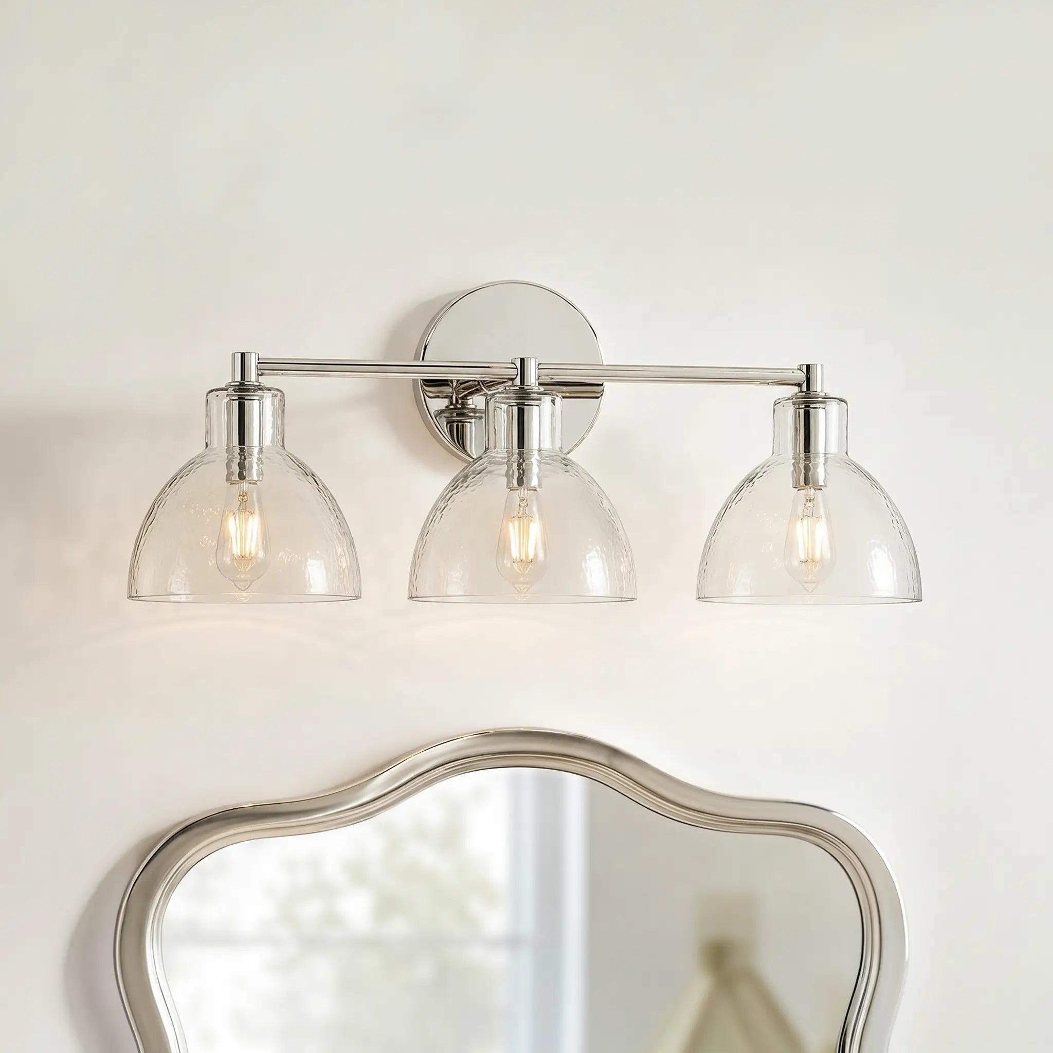 Aurelia-vegglampe med glasskuppel | Ormexis