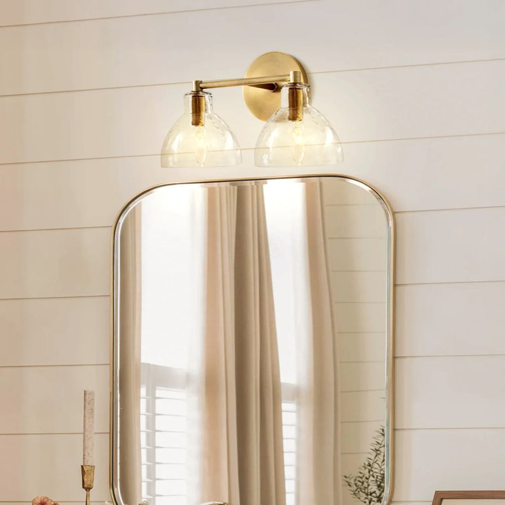 Aurelia-vegglampe med glasskuppel | Ormexis
