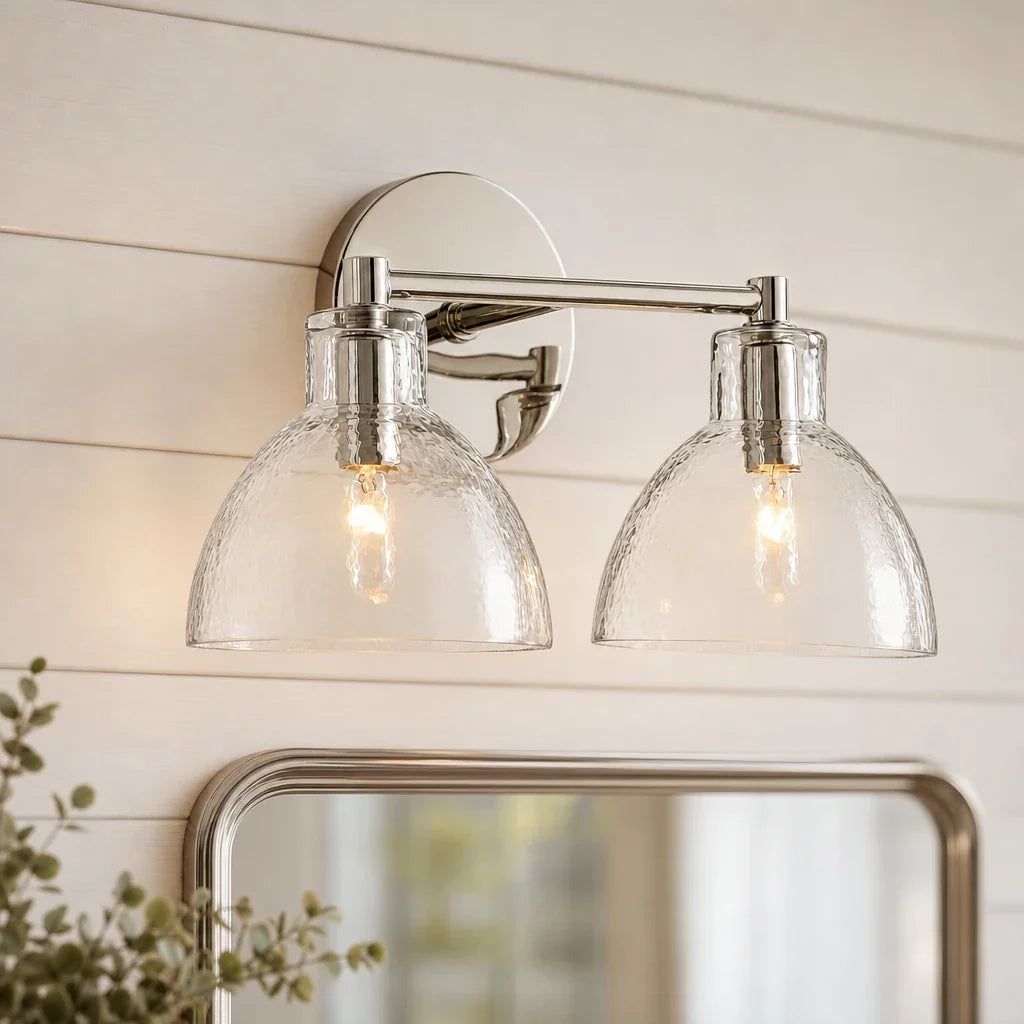 Aurelia-vegglampe med glasskuppel | Ormexis