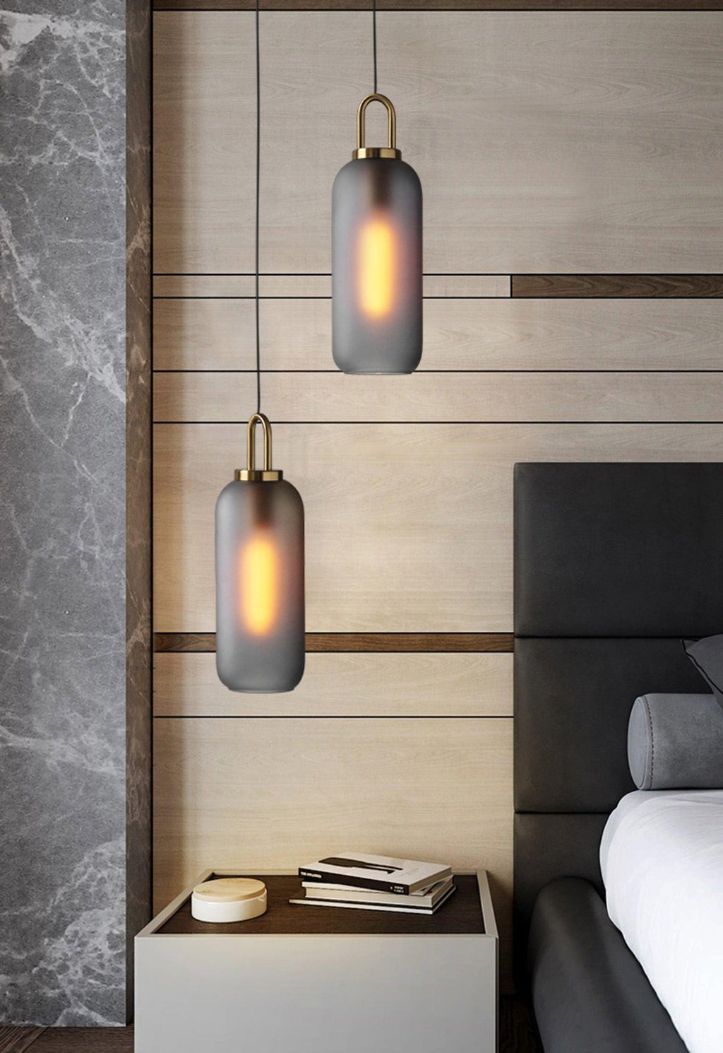 Modern Pendulum Glass Pendant Light | Ormexis
