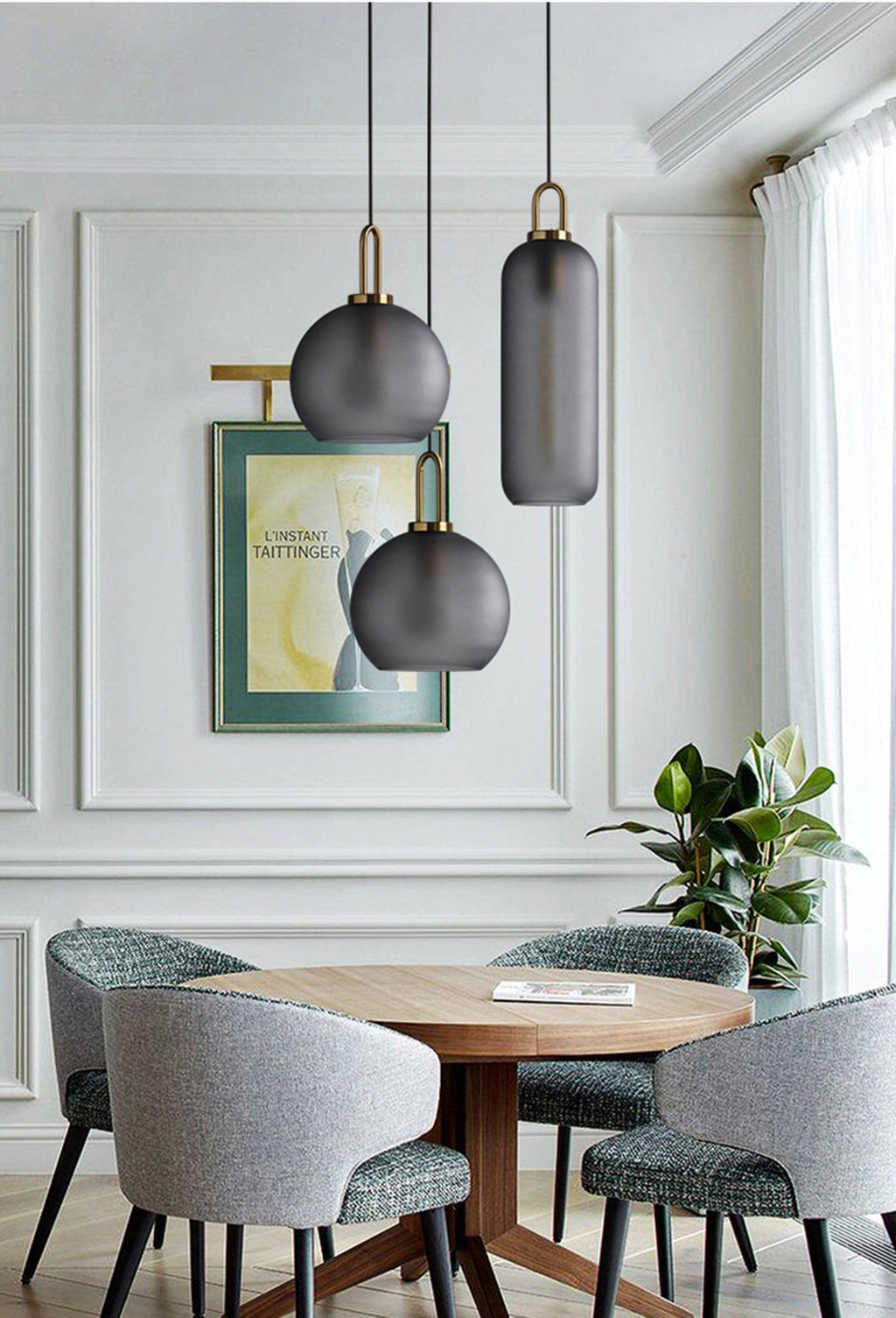 Modern Pendulum Glass Pendant Light | Ormexis