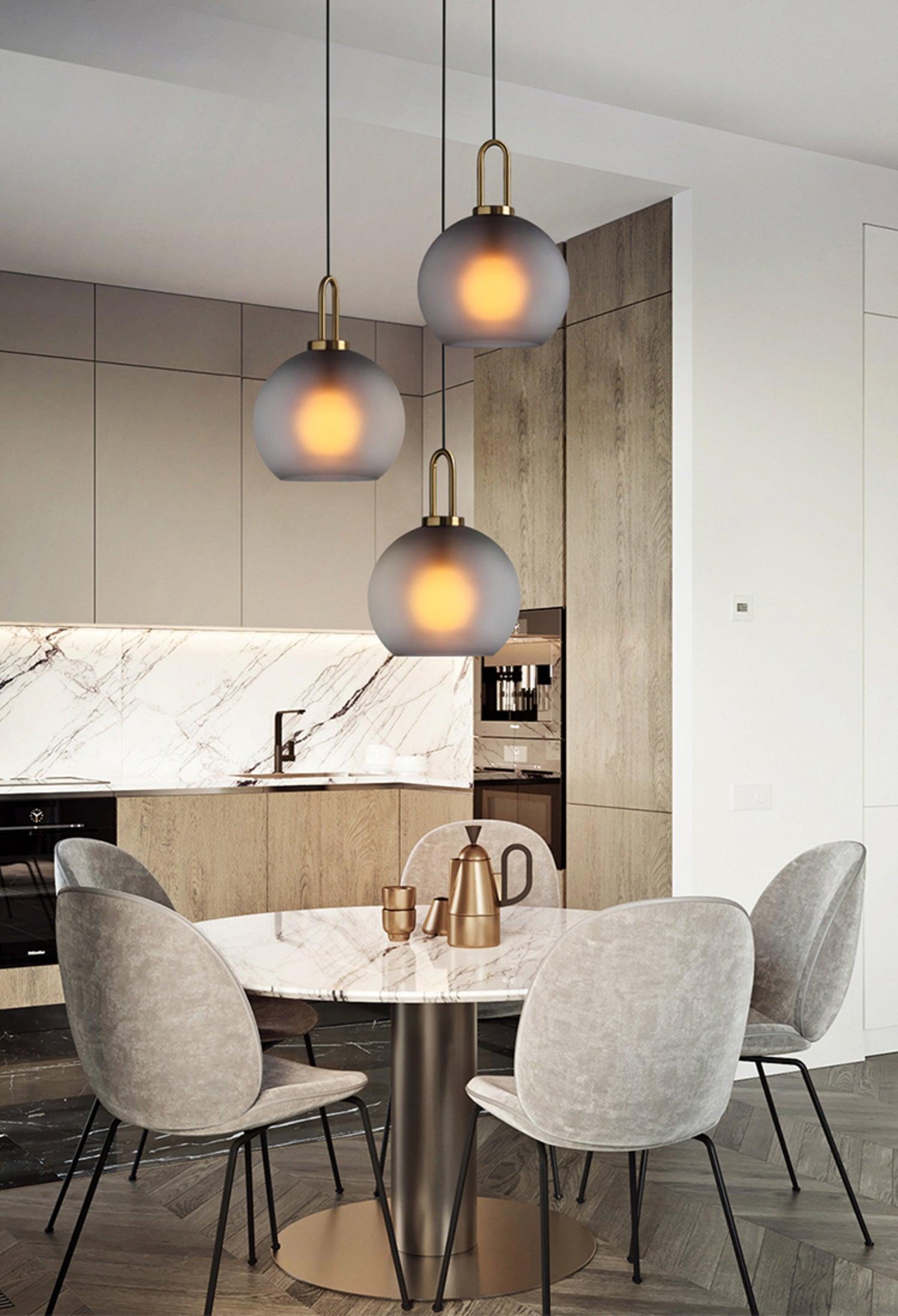 Modern Pendulum Glass Pendant Light | Ormexis