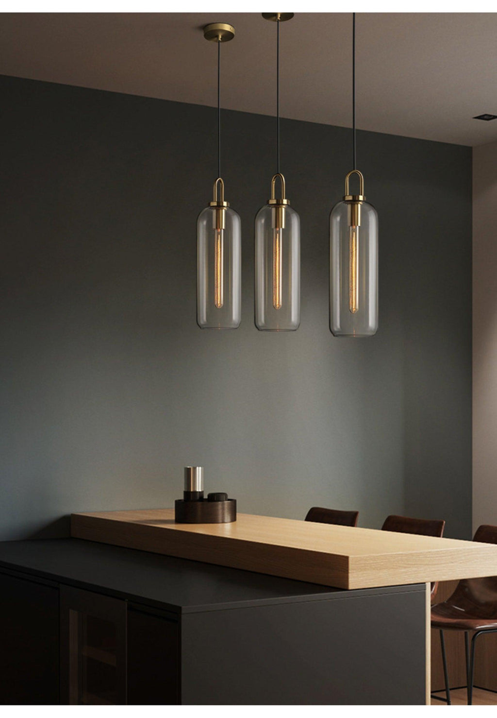 Modern Pendulum Glass Pendant Light | Ormexis