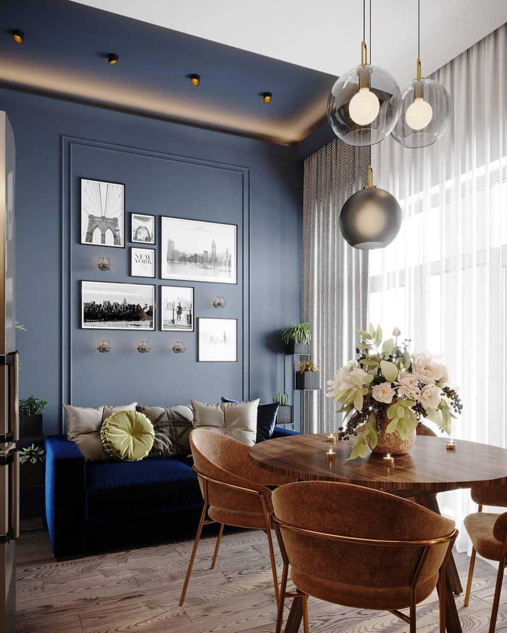 Modern Pendulum Glass Pendant Light | Ormexis