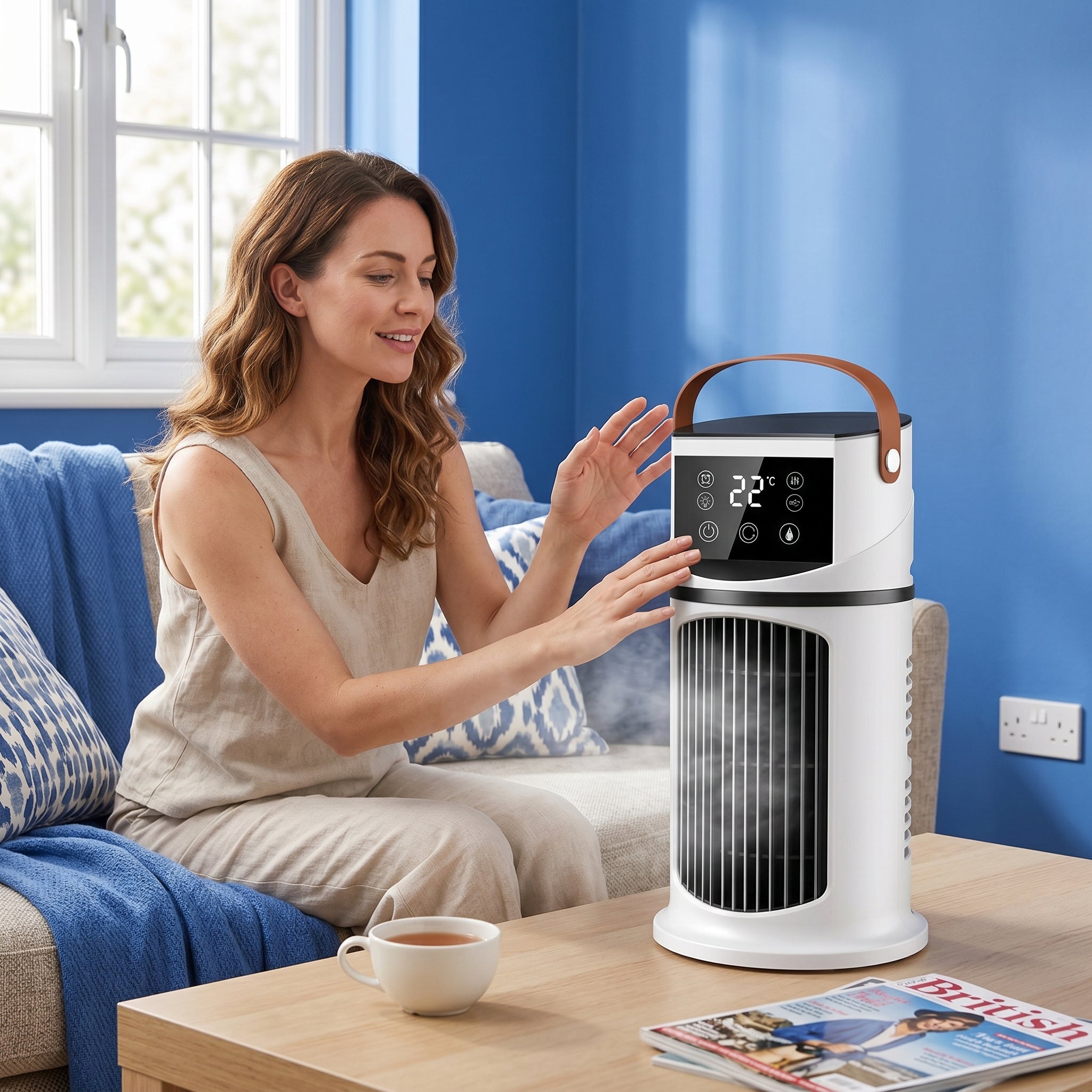 Veltrix – Kleines tragbares Klimagerät mit Ventilator | ormexis