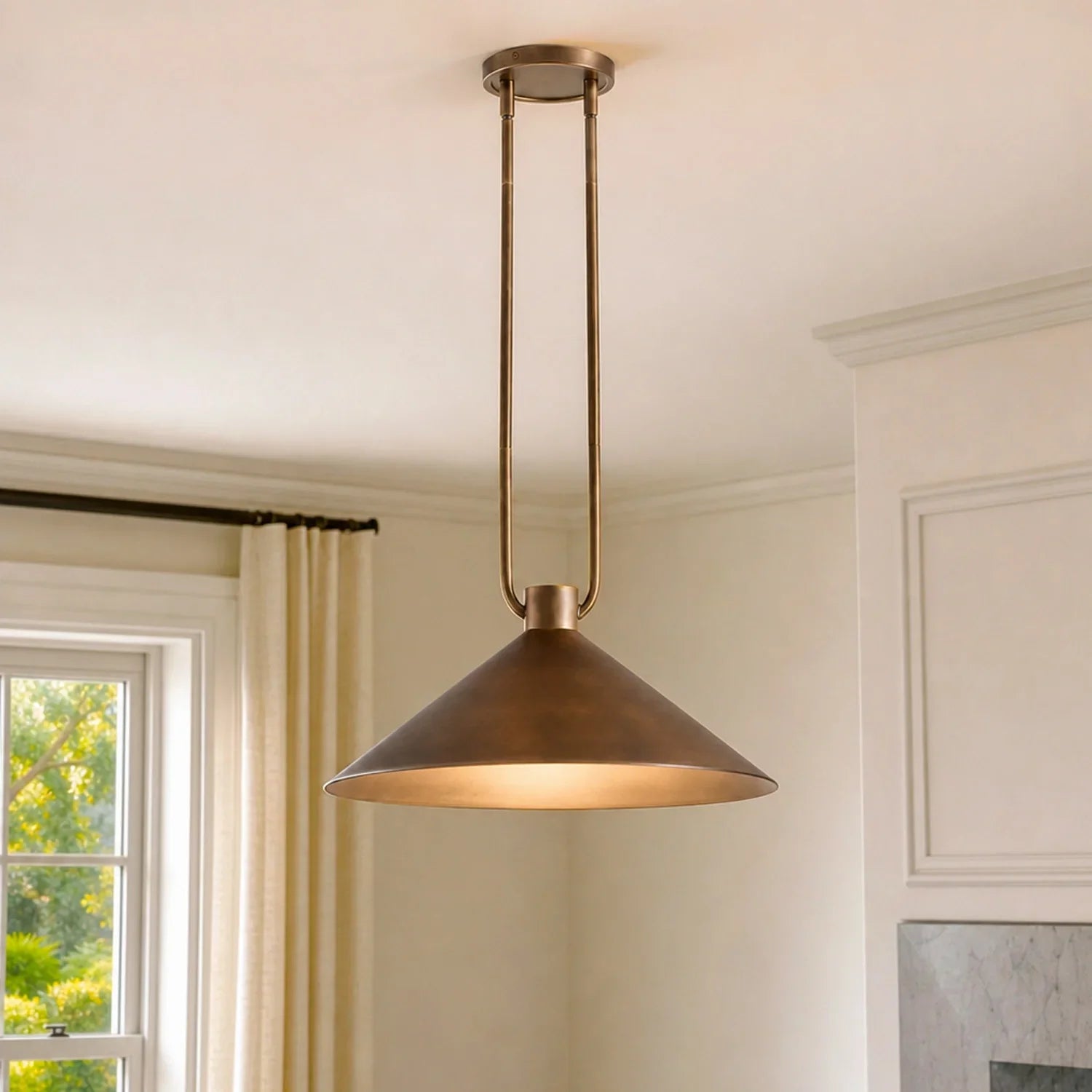 Heritage Forge Cone Pendant Light | Ormexis