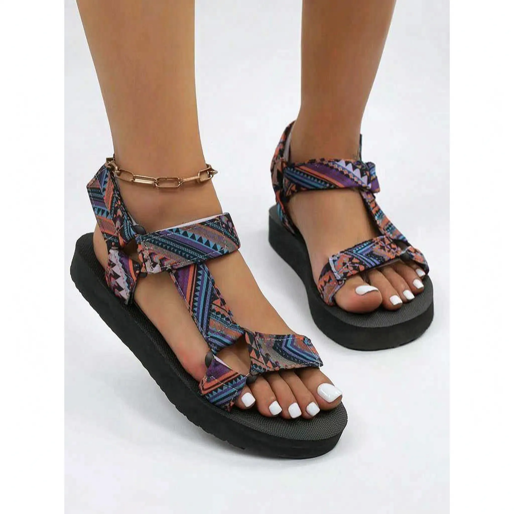 Flat Summer Walking Sandals -  Casual City Walking - Ormexis