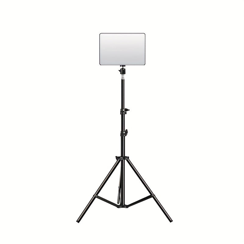 LED-studiobelysningsstativ med justerbart aluminiumstativ och studiolampa