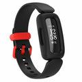 Fitbit Ace 3 Silicone Band For Kids Black And Red Strap