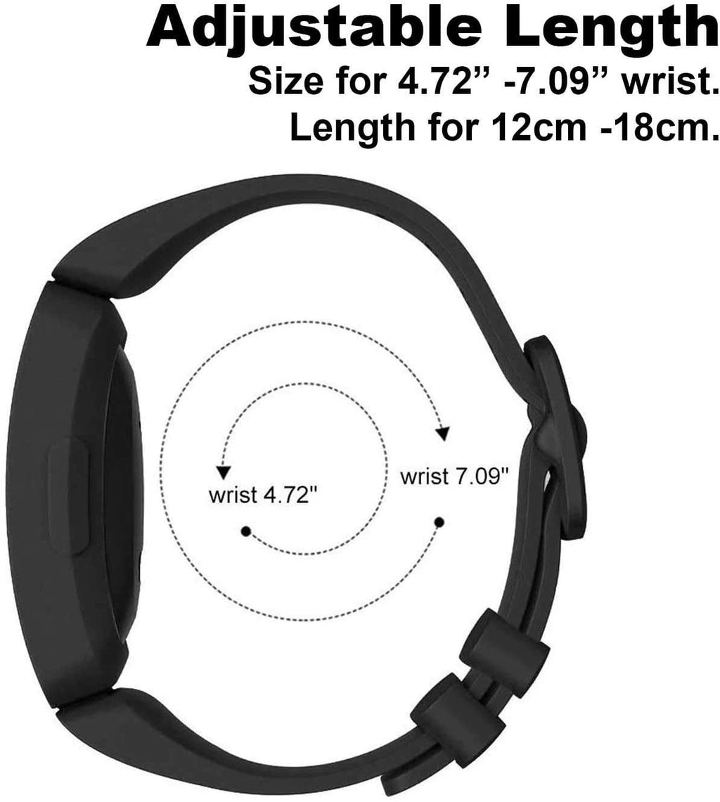 Fitbit Ace 3 Black Silicone Replacement Band Strap