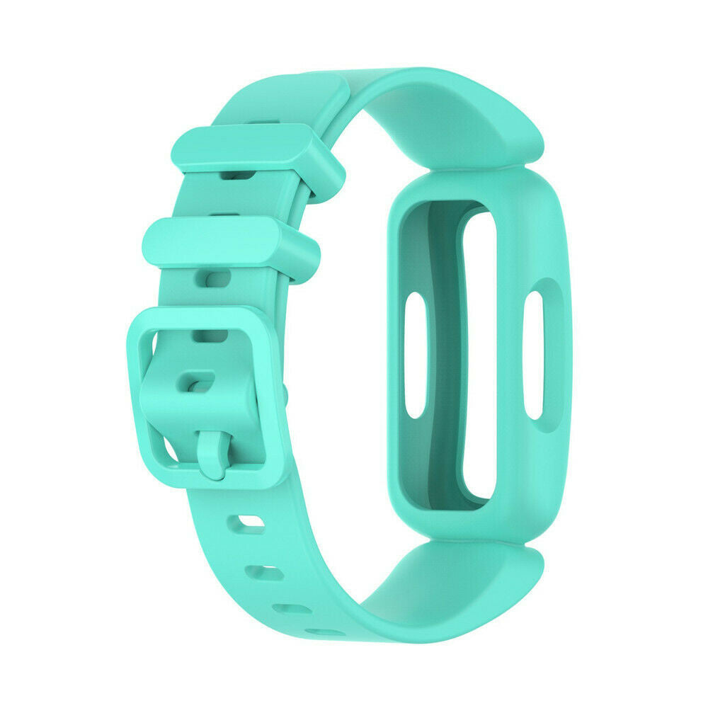Aqua Silicone Band Compatible With Fitbit Ace 3 Tracker