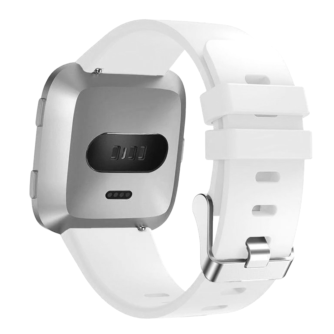 Fitbit Versa And Versa 2 White Silicone Wrist Strap