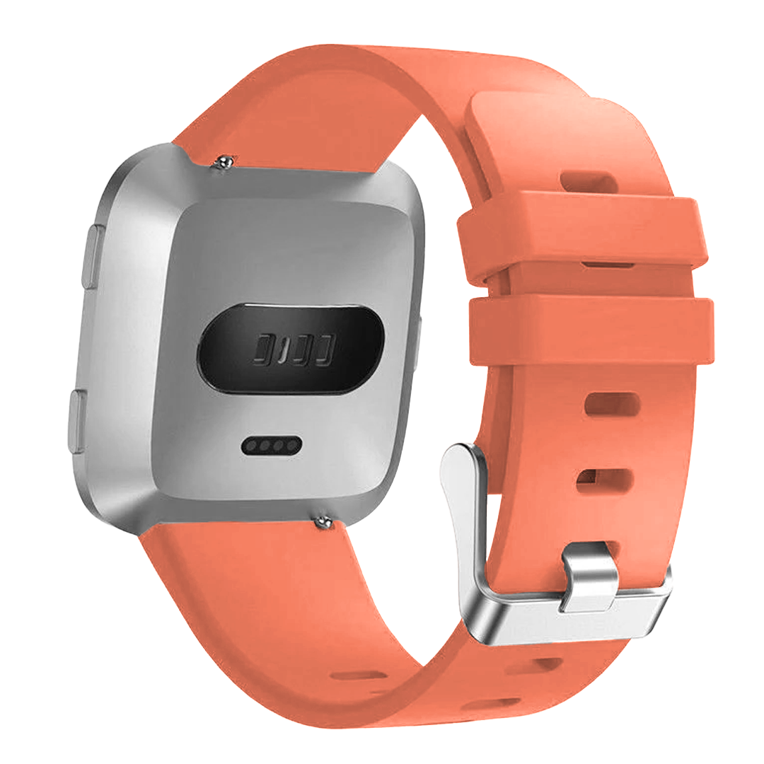 Grapefruit Silicone Band for Fitbit Versa and Versa 2