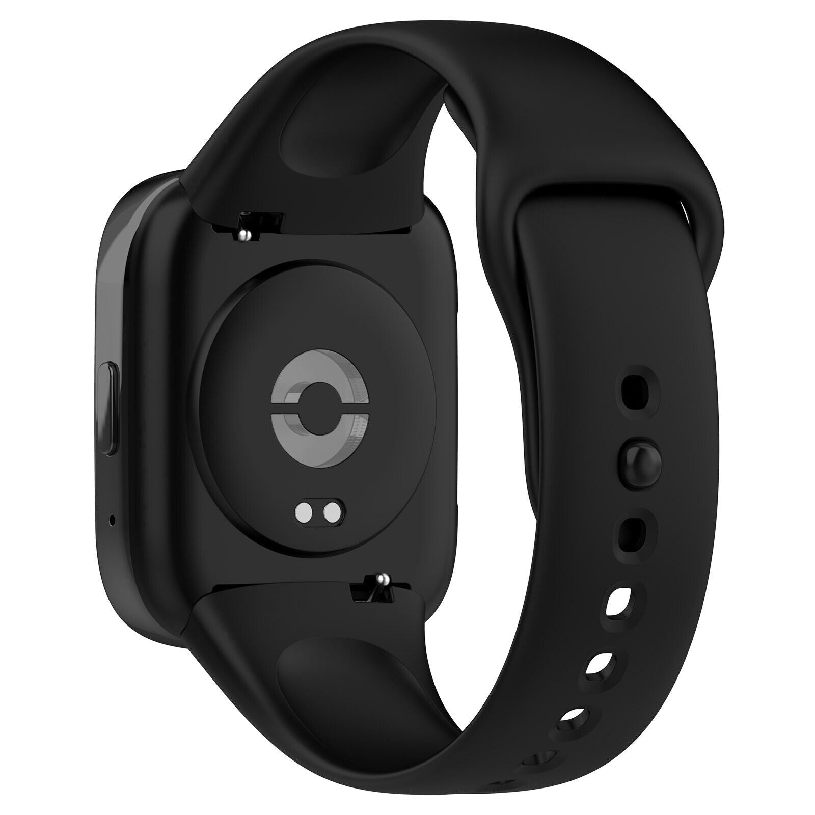 Pulseira de Silicone Preta para Redmi Watch 3 Active e Lite