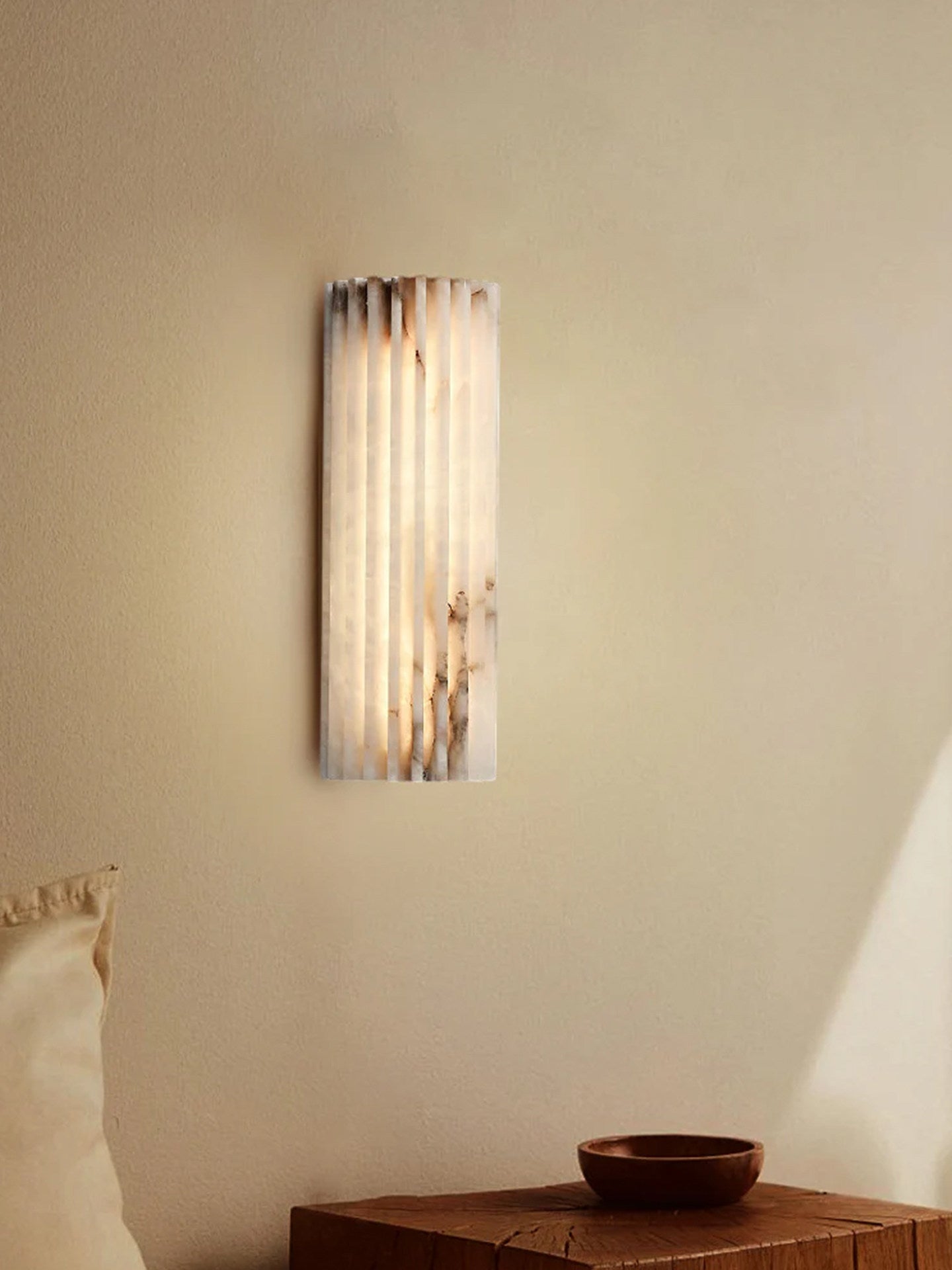 Rula Alabaster Wall Light | Ormexis