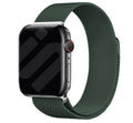 Řemínek Apple Watch ve stylu Milánské smyčky v tmavě zeleném odstínu