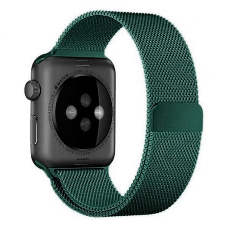 Correa estilo milanés para Apple Watch en tono verde oscuro