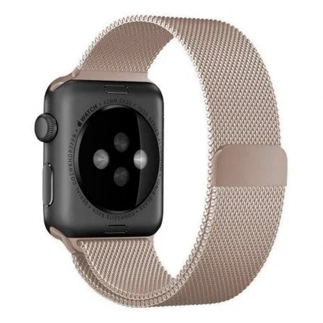 Řemínek Apple Watch Milanese ve starlight provedení