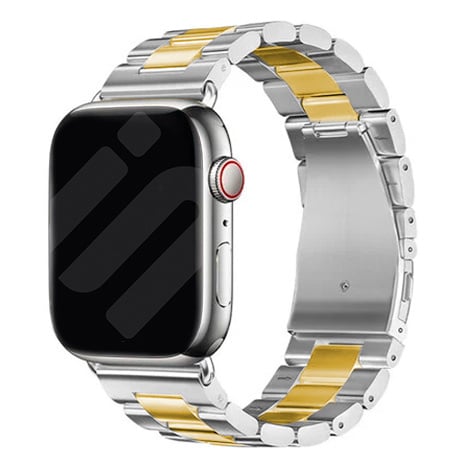 Apple Watch Stainless Steel Band In Silver And Gold For Apple Watch