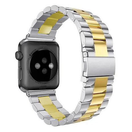 Apple Watch Stainless Steel Band In Silver And Gold For Apple Watch