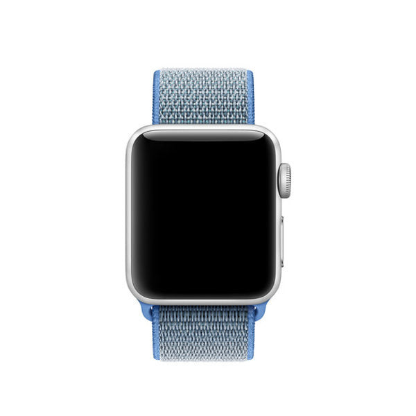 Apple Watch nylonrem blå tillbehör premiumkvalitet