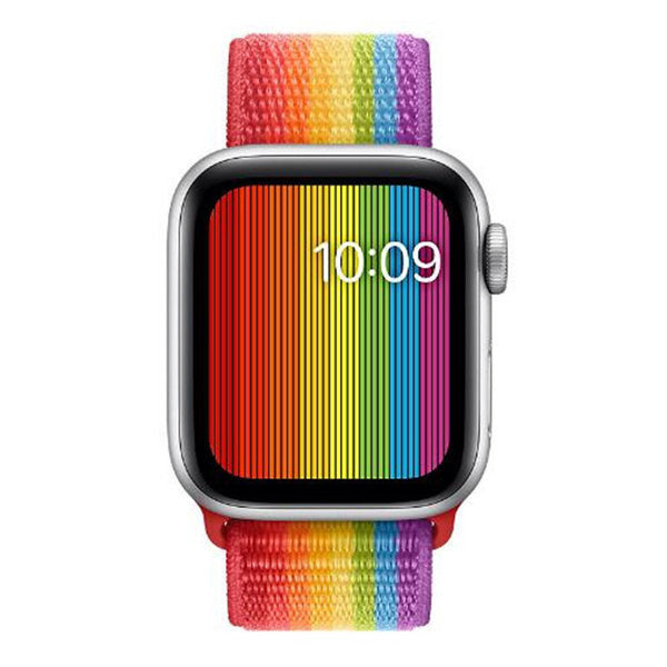 Vibrant Rainbow Nylon Strap For Apple Watch Band Collection