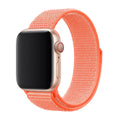 Apple Watch oranje nylon band accessoire voor horloge