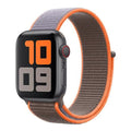 Nylon Band for Apple Watch Featuring Brown Then Orange