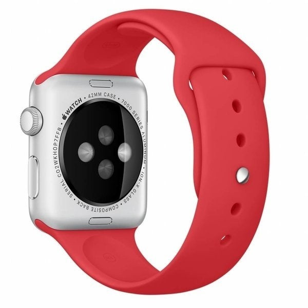 Pulseira de Substituição Oficial Apple Watch em Silicone Vermelho