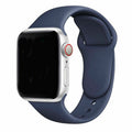 Apple Watch Blue Silicone Strap Replacement Band For Daily Wear