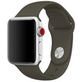 Apple Watch Band In Army Green Silicone Strap For Everyday Wear