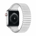 Bracelet élastique argent Apple Watch Bracelet en acier inoxydable