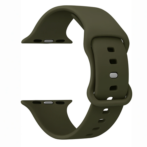 Curea din silicon pentru Apple Watch, ediția verde armată clasică