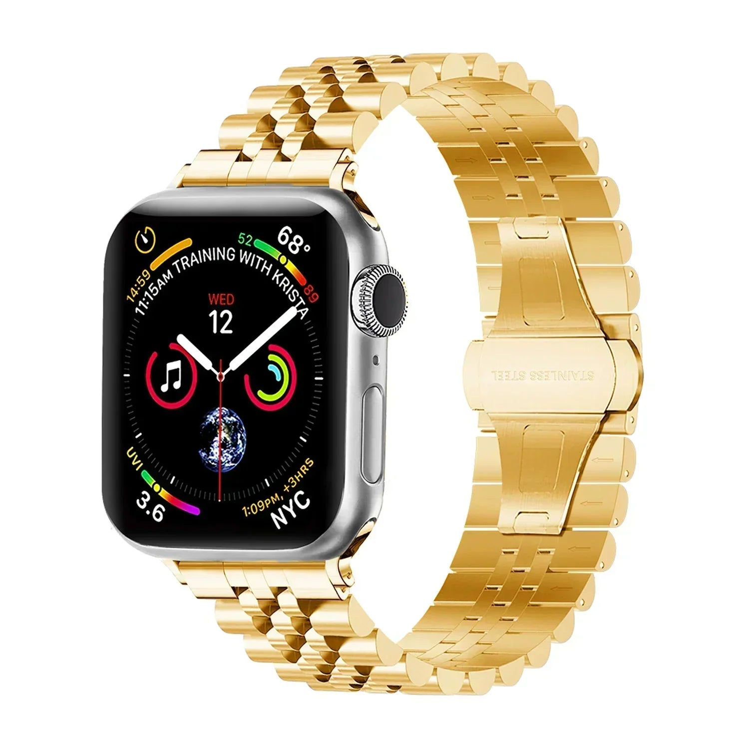 Náramek Apple Watch Jubilee z pozlacené nerezové oceli pro Apple Watch