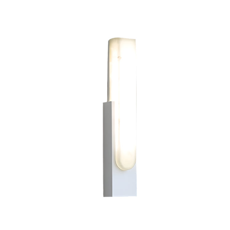 Modern Sculptural Alabaster Wall Sconce | Ormexis