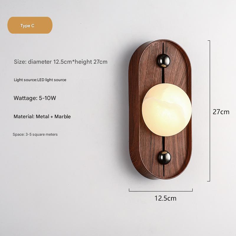 Industrial Alabaster Sphere Sconce | Ormexis