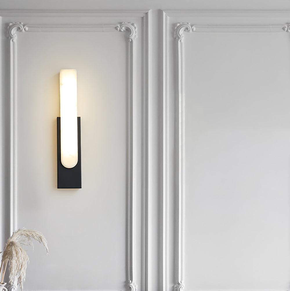 Modern Sculptural Alabaster Wall Sconce | Ormexis