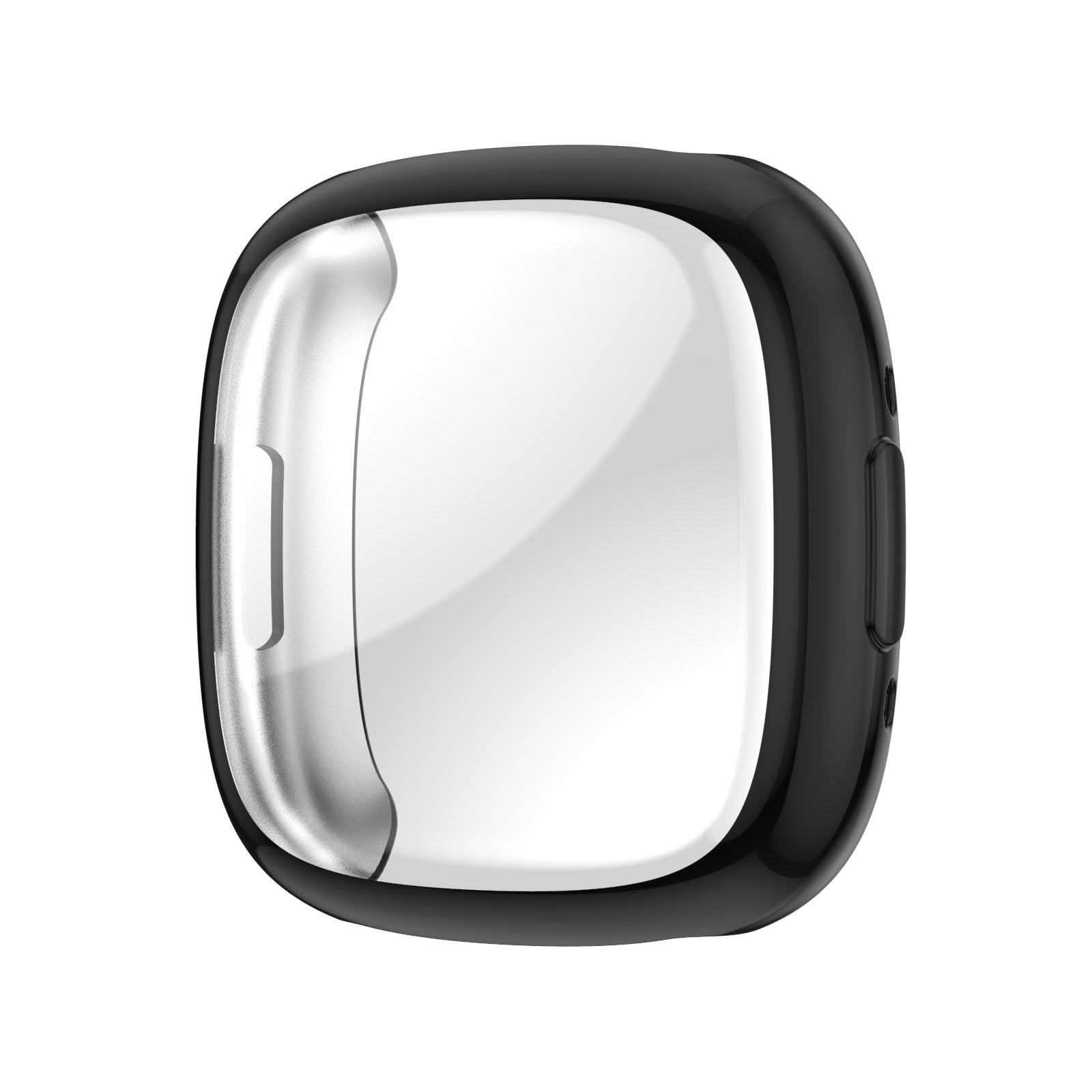 כיסוי TPU ל-Fitbit Versa 4, עם Sense 2, מהדורה שחורה