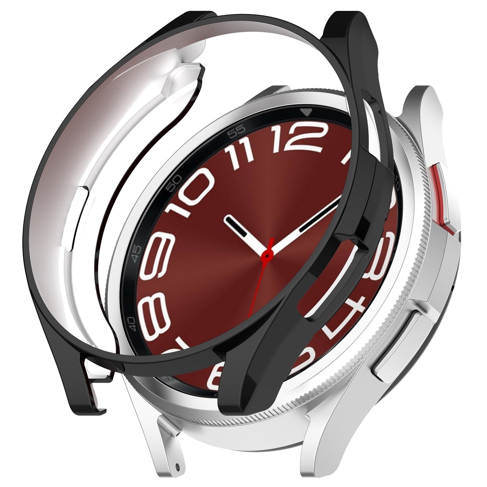 Capa TPU Preta para Samsung Galaxy Watch 6 Classic 47mm