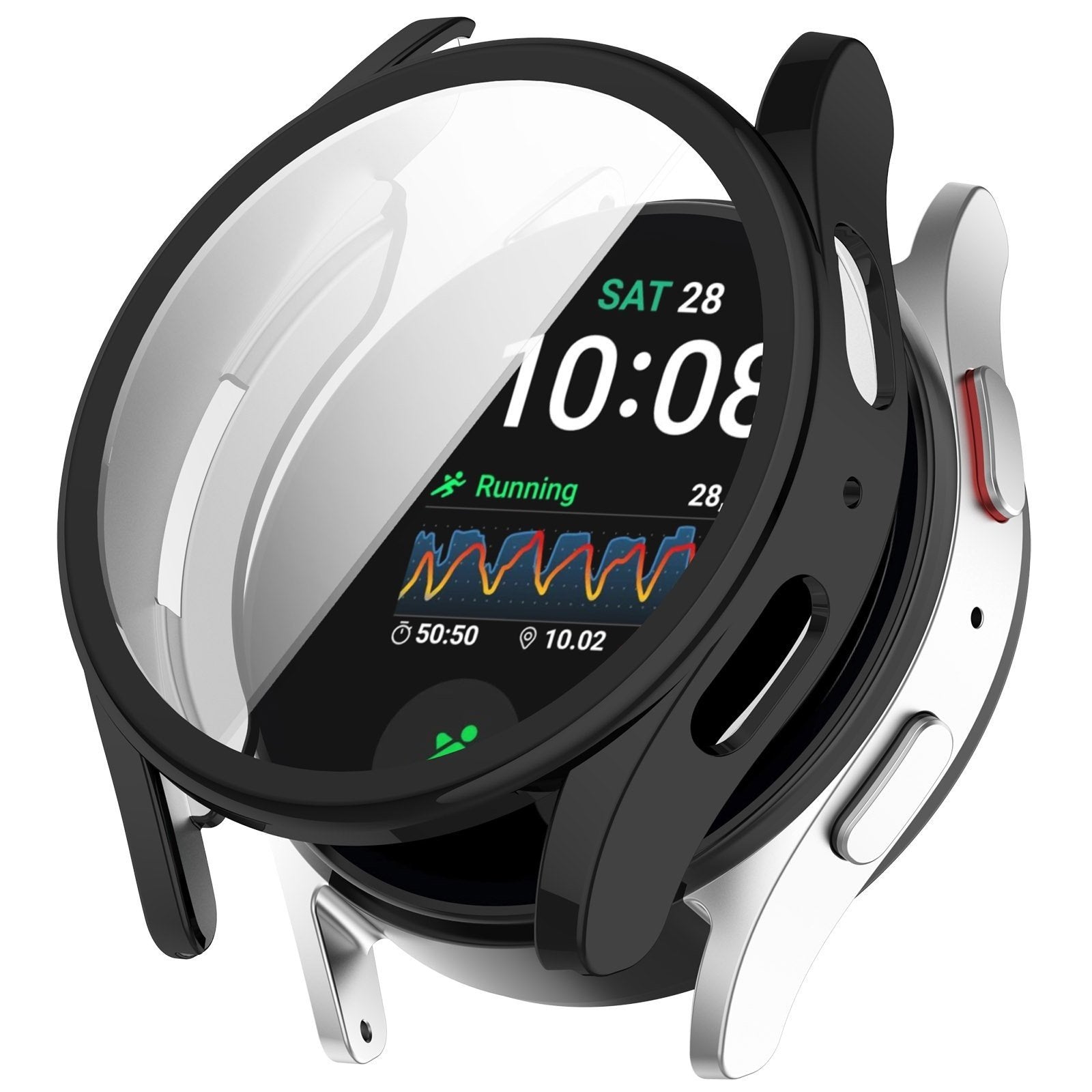 Black TPU Case For Samsung Galaxy Watch 7 40mm Color Version