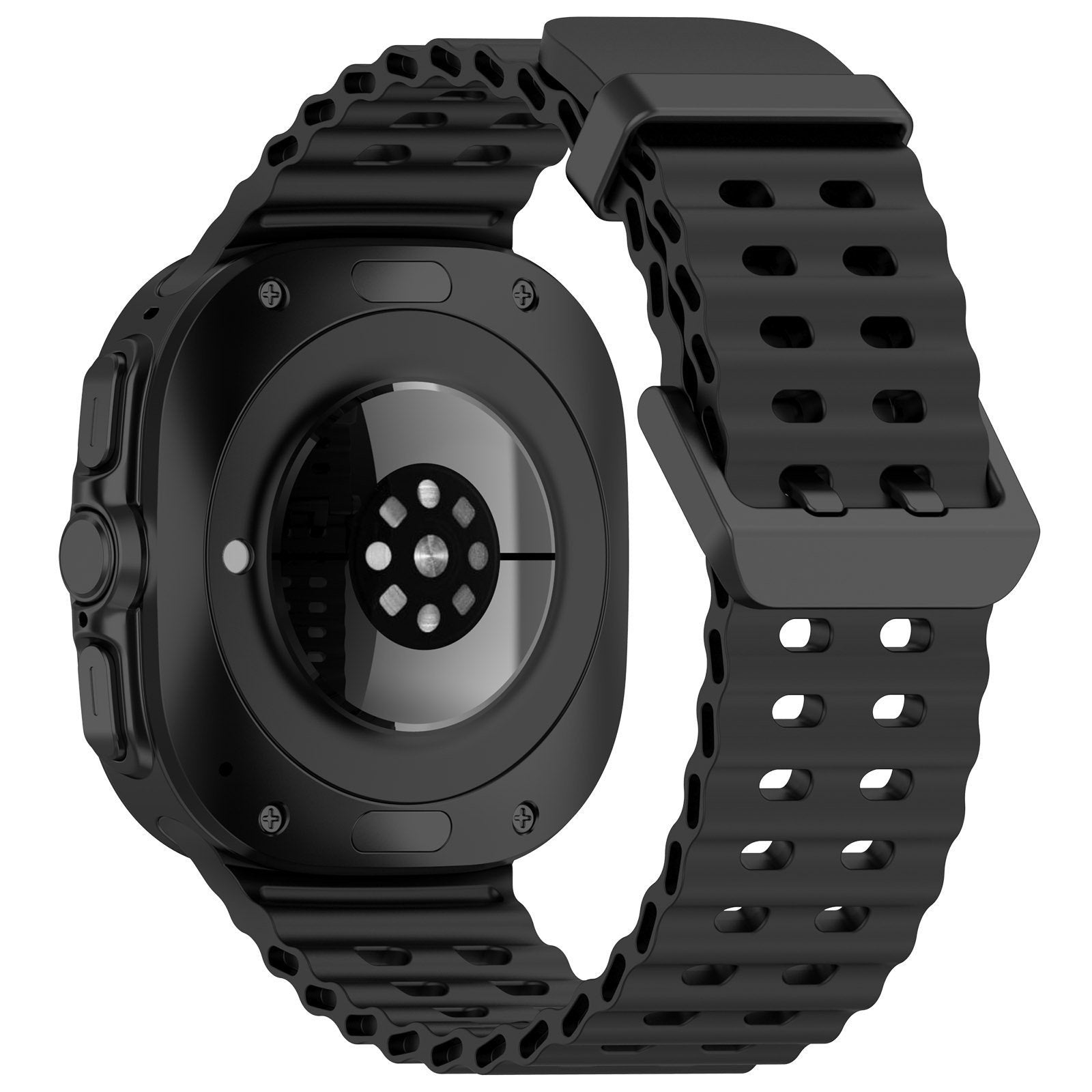 Samsung Galaxy Watch Ultra Ocean Silicone Strap Black