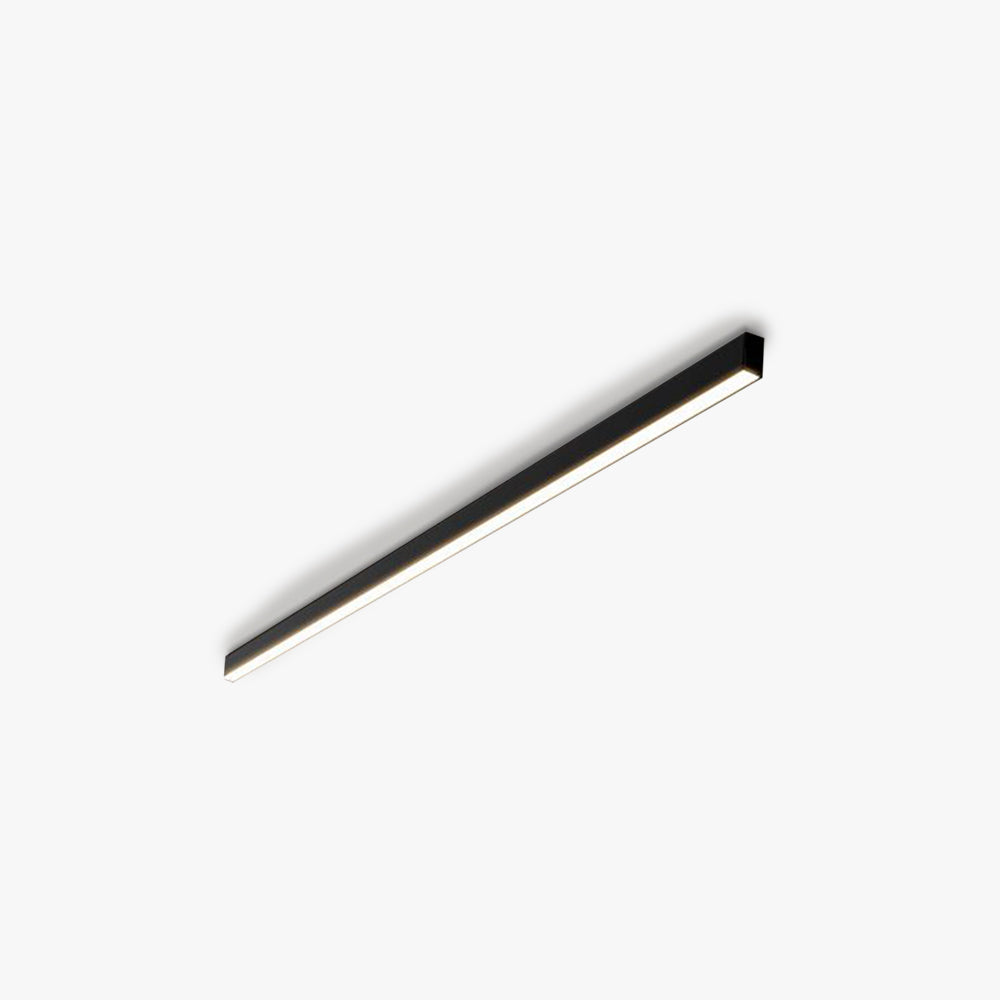 Plafonieră și lampă de perete LED liniară neagră, bară minimalistă | Ormexis